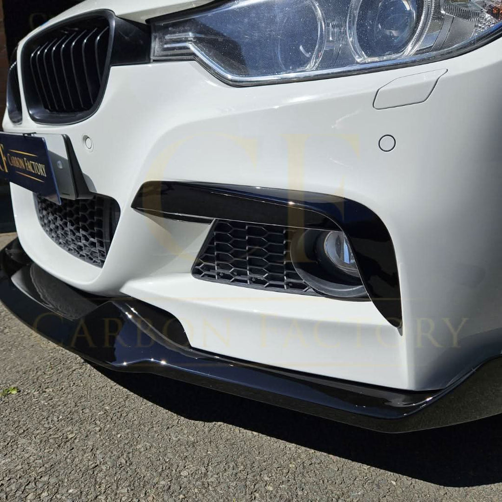 Gloss Black Fog Light Trims for BMW F30 F31 3 Series M Sport 12-19