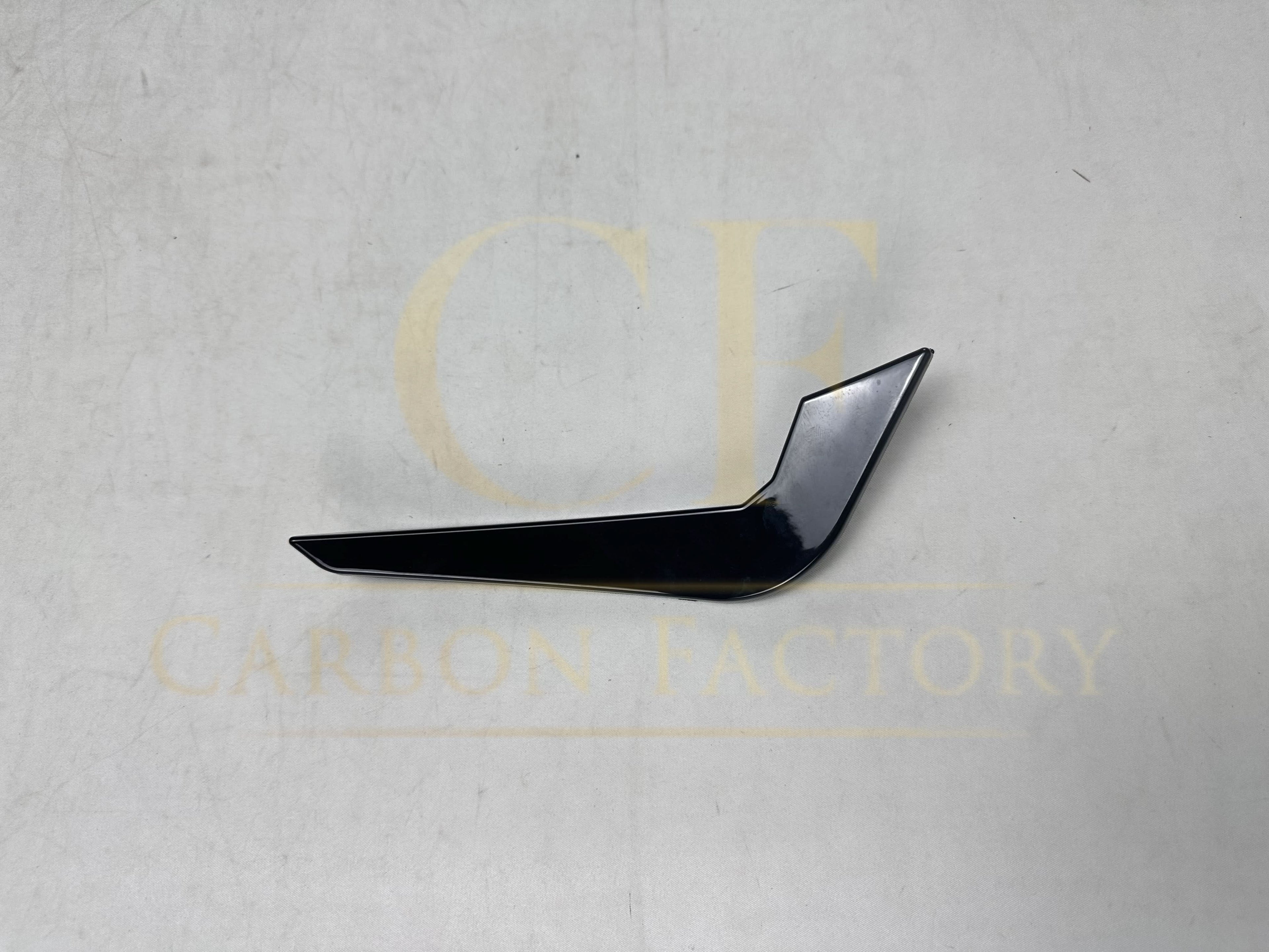 Gloss Black Front Bumper Canards for BMW F87 M2 OG 14-20