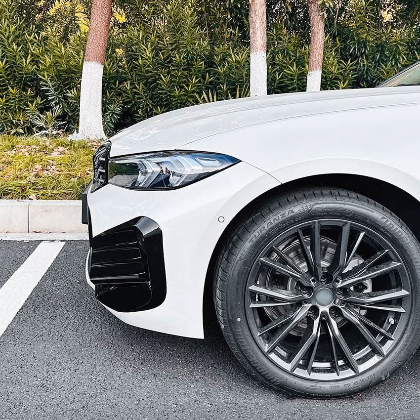 Gloss Black Front Bumper Inserts for BMW 3 Series G20 G21 LCI 23-25