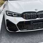 Gloss Black Front Bumper Inserts for BMW 3 Series G20 G21 LCI 23-25