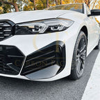 Gloss Black Front Bumper Inserts for BMW 3 Series G20 G21 LCI 23-25