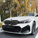 Gloss Black Front Bumper Inserts for BMW 3 Series G20 G21 LCI 23-25