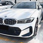 Gloss Black Front Bumper Trims for BMW 3 Series G20 G21 LCI 23-25