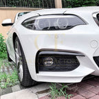 Gloss Black Front Bumper Trims for BMW F22 F23 2 Series 14-20
