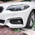 Gloss Black Front Bumper Trims for BMW F22 F23 2 Series 14-20