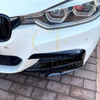 Gloss Black Front Bumper Trims for BMW F30 F31 3 Series 12-19