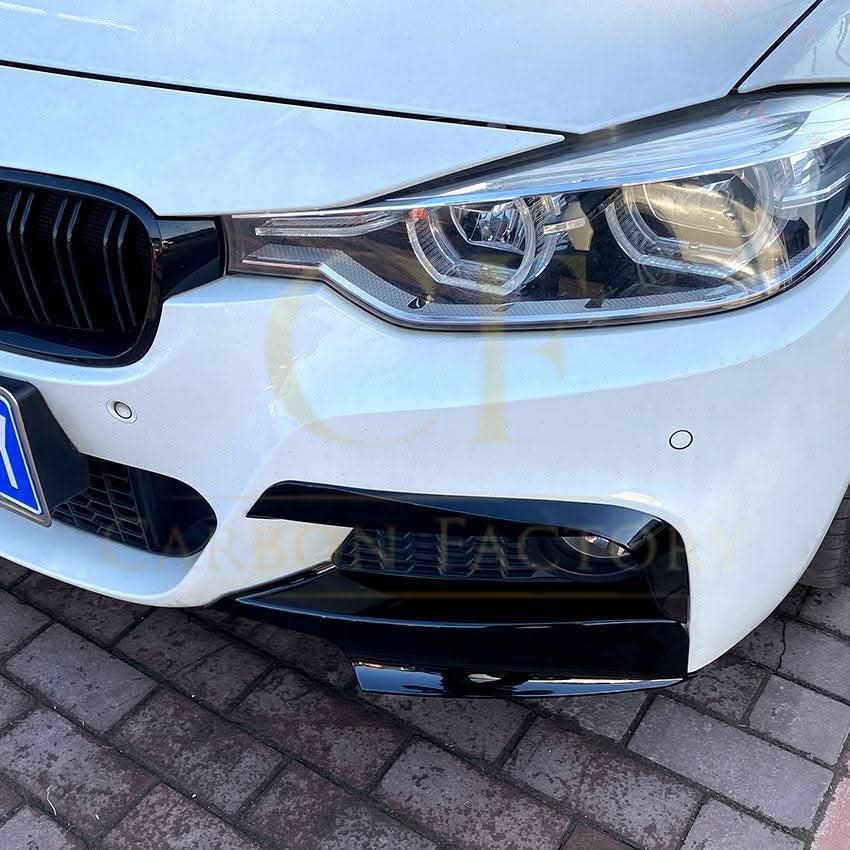 Gloss Black Front Bumper Trims for BMW F30 F31 3 Series 12-19