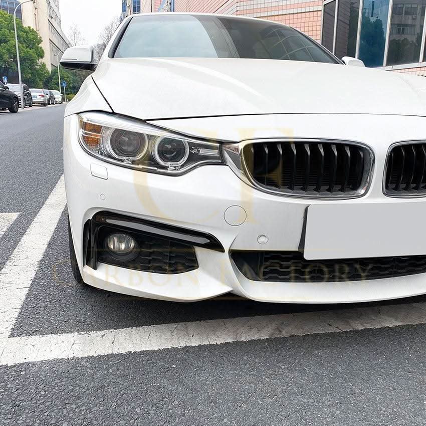 Gloss Black Front Bumper Trims for BMW F32 F33 F36 4 Series 14-20