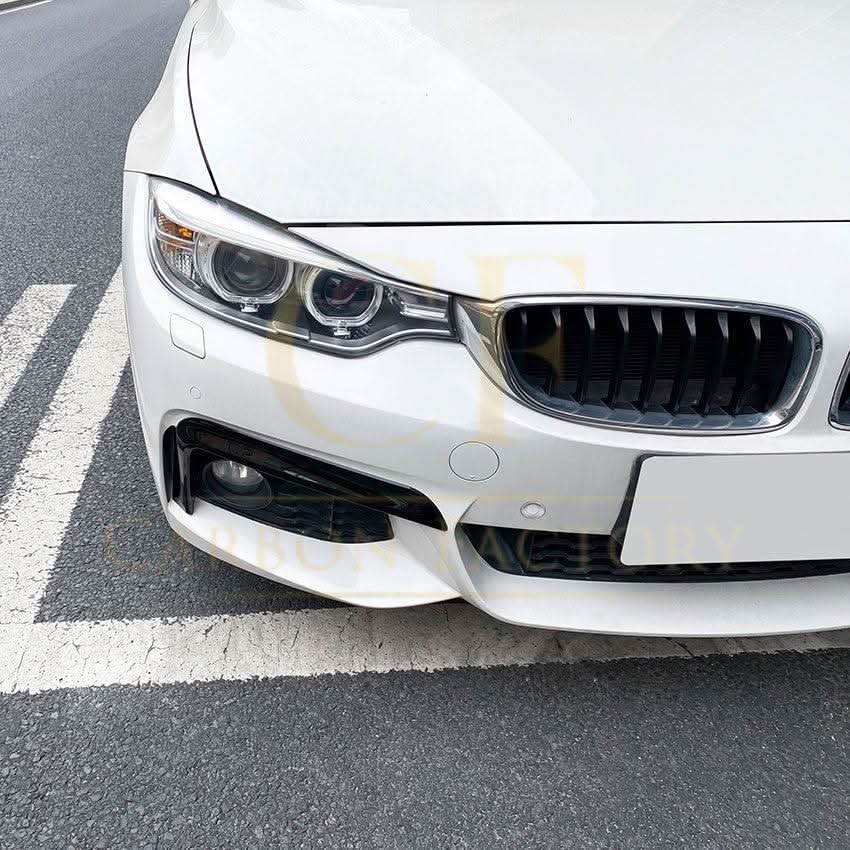 Gloss Black Front Bumper Trims for BMW F32 F33 F36 4 Series 14-20