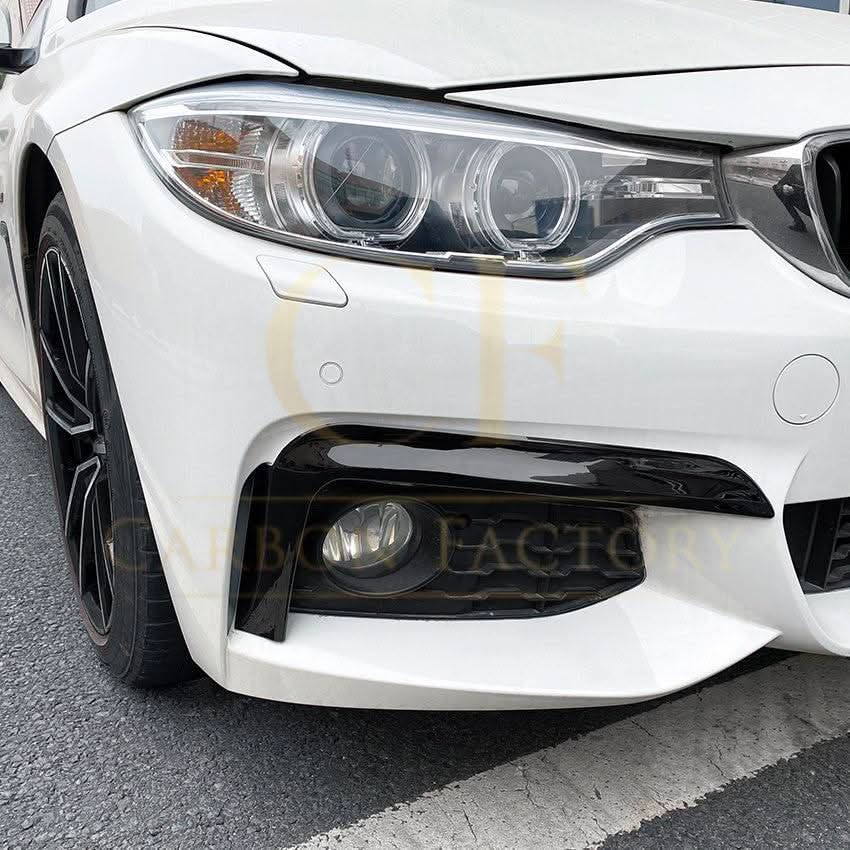 Gloss Black Front Bumper Trims for BMW F32 F33 F36 4 Series 14-20