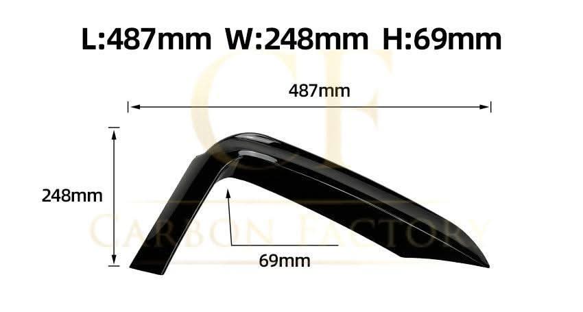 Gloss Black Front Bumper Trims for BMW F32 F33 F36 4 Series 14-20