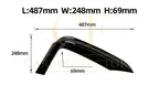 Gloss Black Front Bumper Trims for BMW F32 F33 F36 4 Series 14-20
