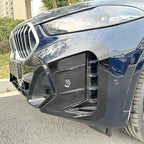 Gloss Black Front Bumper Trims for BMW G06 X6 LCI 23-25