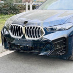 Gloss Black Front Bumper Trims for BMW G06 X6 LCI 23-25