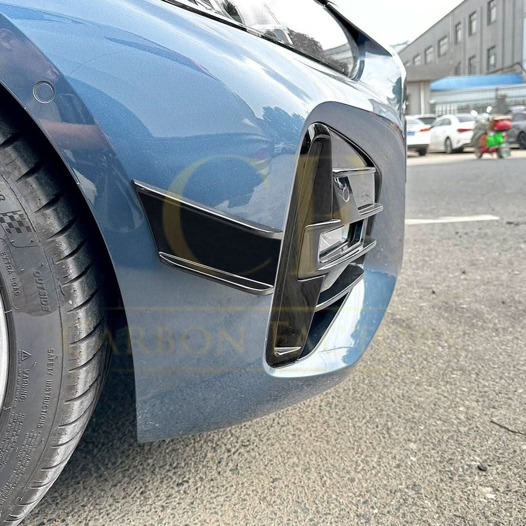 Gloss Black Front Bumper Trims for for BMW G22 G23 4 Series 20-Present