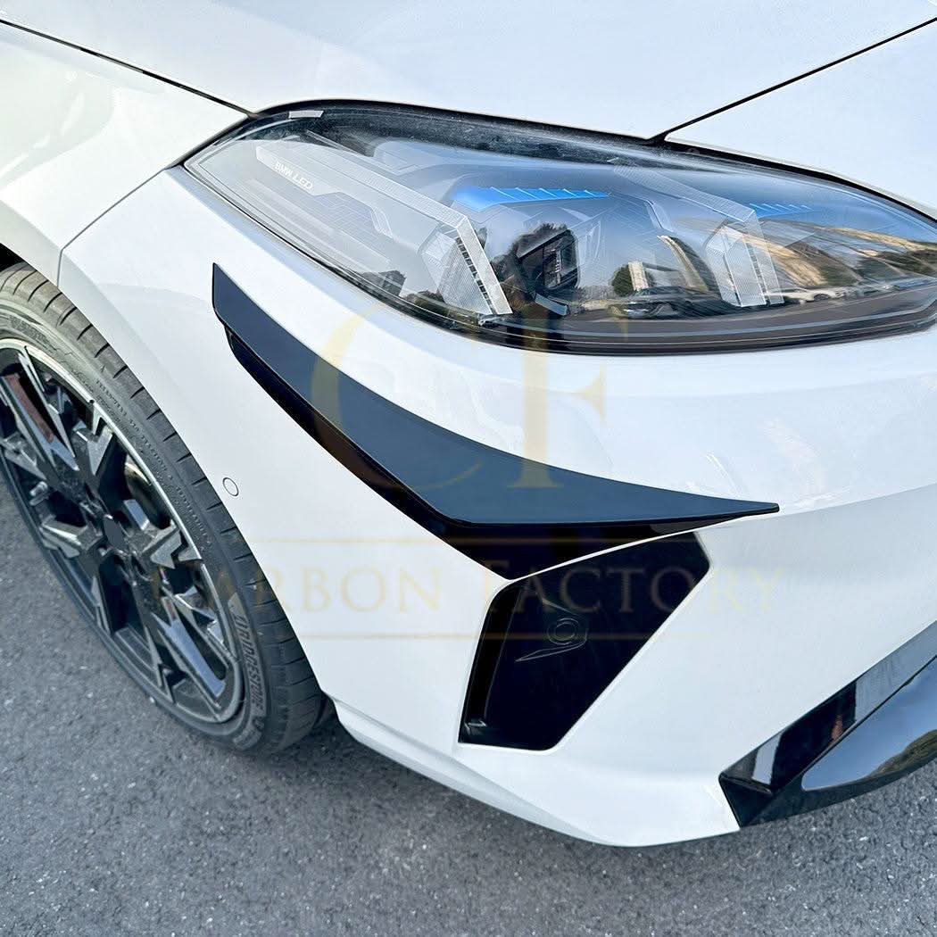 Gloss Black Front Canards A for BMW F70 1 Series 25-Present