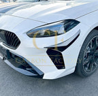 Gloss Black Front Canards A for BMW F70 1 Series 25-Present
