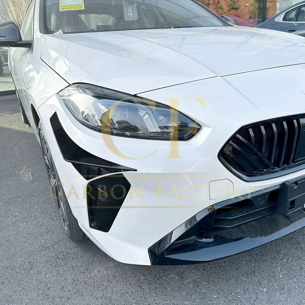 Gloss Black Front Canards A for BMW F70 1 Series 25-Present