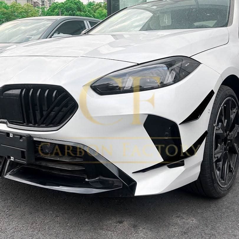 Gloss Black Front Canards B for BMW F70 1 Series 25-Present