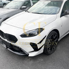 Gloss Black Front Canards B for BMW F70 1 Series 25-Present