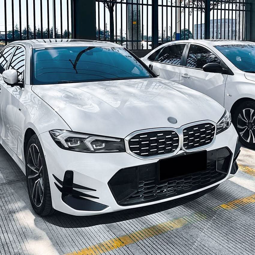 Gloss Black Front Canards for BMW 3 Series G20 G21 LCI 23-25