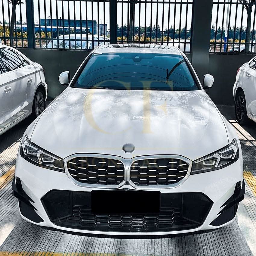 Gloss Black Front Canards for BMW 3 Series G20 G21 LCI 23-25