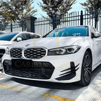 Gloss Black Front Canards for BMW 3 Series G20 G21 LCI 23-25