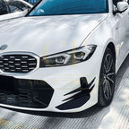 Gloss Black Front Canards for BMW 3 Series G20 G21 LCI 23-25