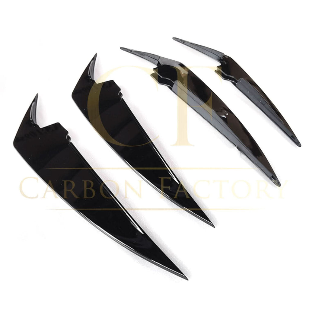 Gloss Black Front Canards for BMW 3 Series G20 G21 LCI 23-Present