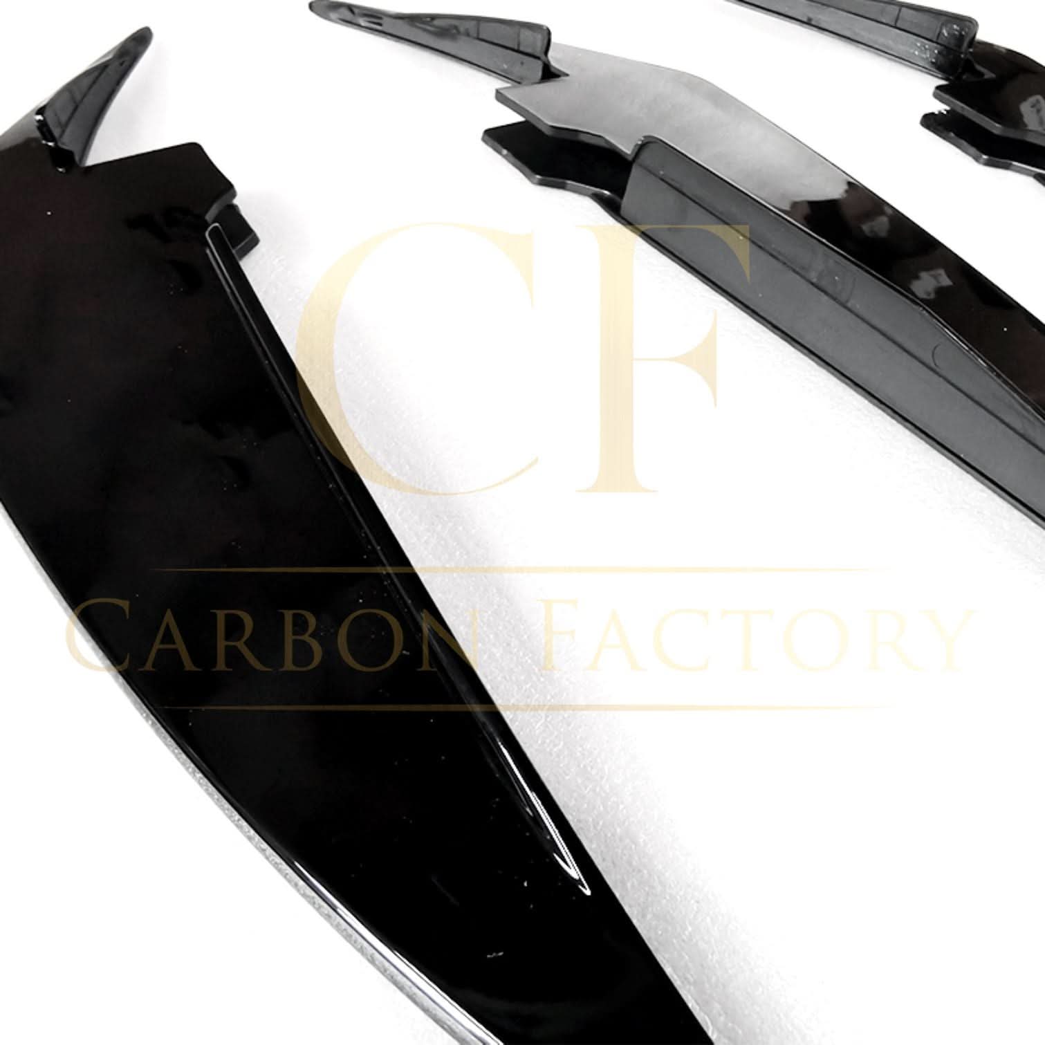 Gloss Black Front Canards for BMW 3 Series G20 G21 LCI 23-Present