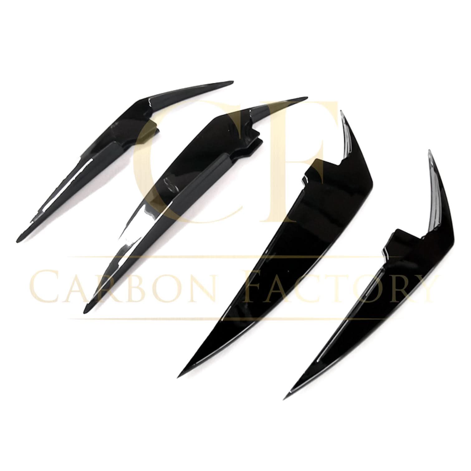 Gloss Black Front Canards for BMW 3 Series G20 G21 LCI 23-Present