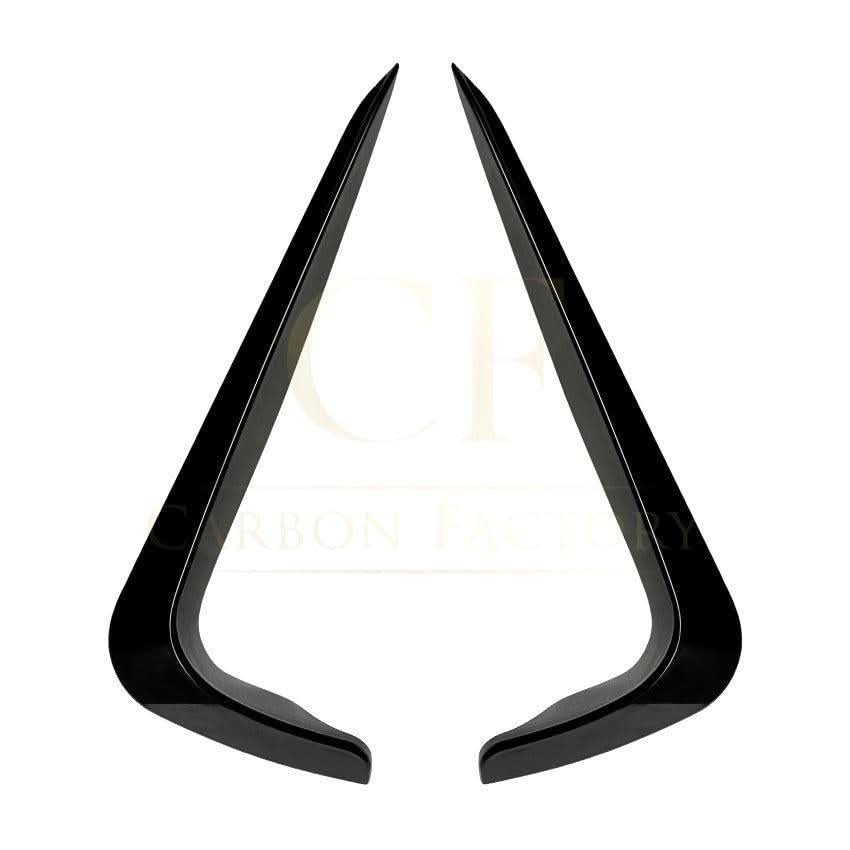 Gloss Black Front Canards for BMW E90 3 Series LCI 09-13