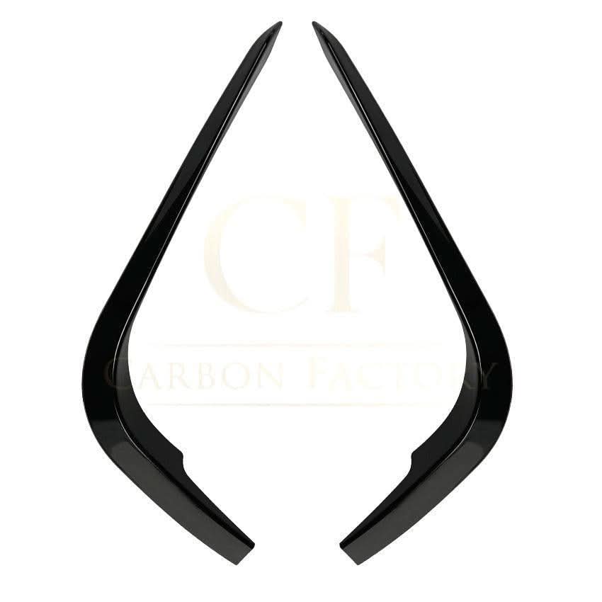 Gloss Black Front Canards for BMW E90 3 Series Pre-LCI 05-08