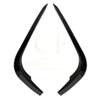 Gloss Black Front Canards for BMW E90 3 Series Pre-LCI 05-08