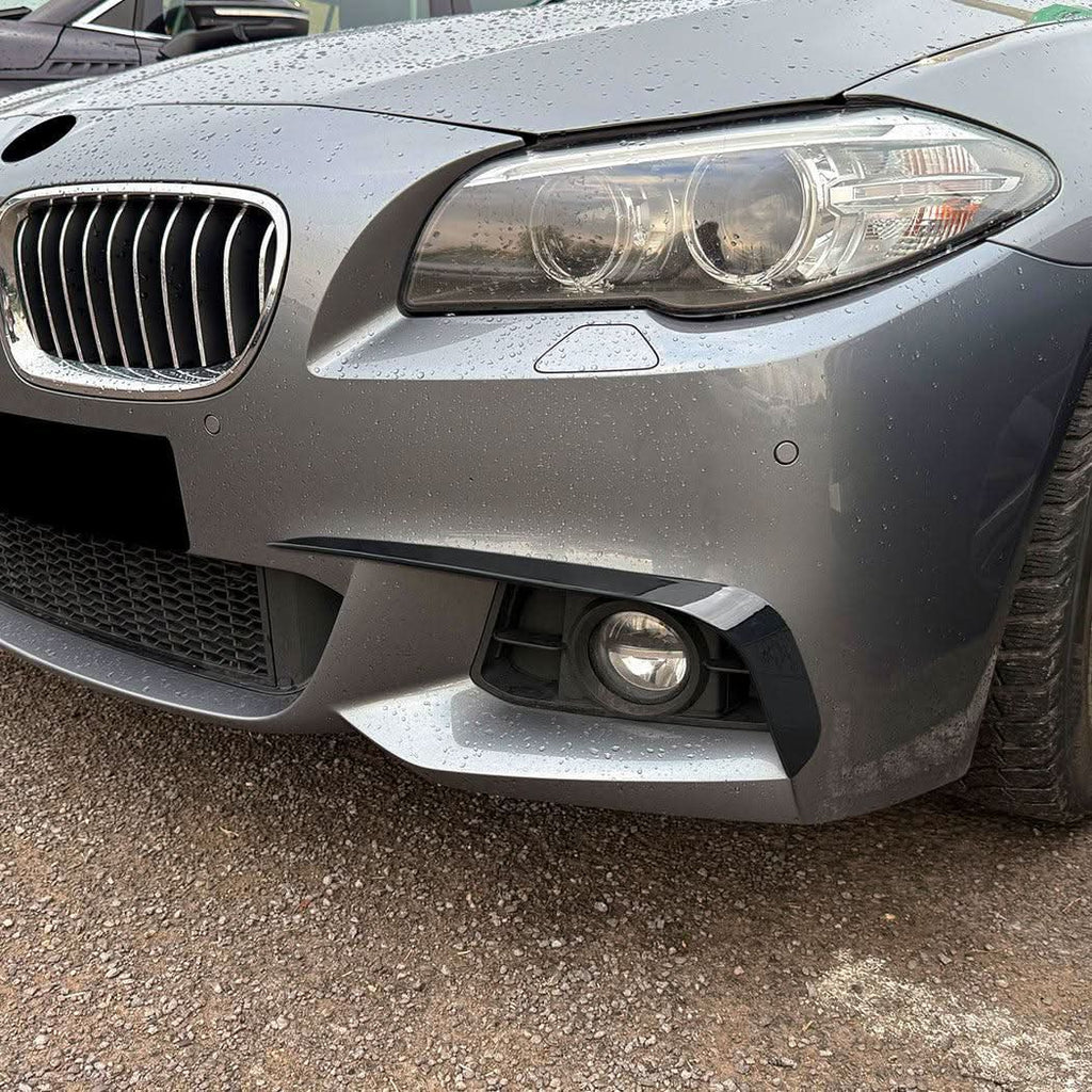 Gloss Black Front Canards for BMW F10 F11 5 Series 11-17