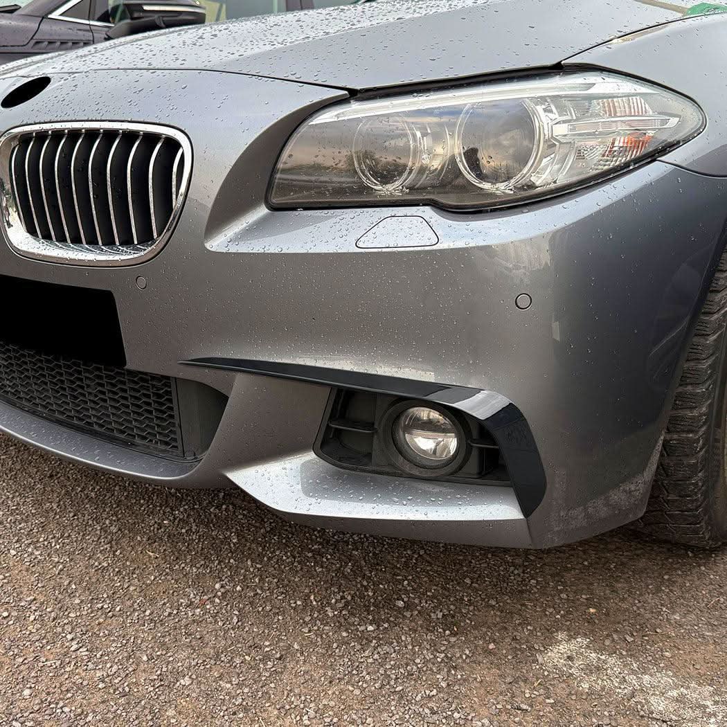 Gloss Black Front Canards for BMW F10 F11 5 Series 11-17