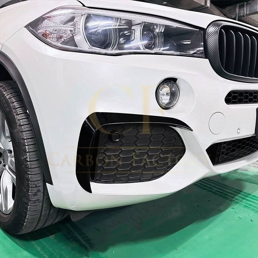 Gloss Black Front Canards for BMW F15 X5 14-18