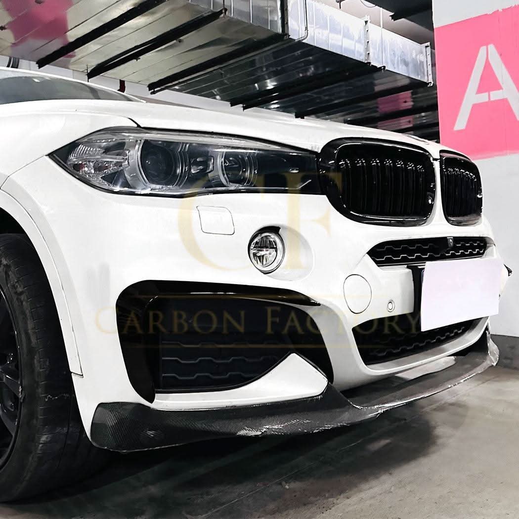 Gloss Black Front Canards for BMW F16 X6 14-18