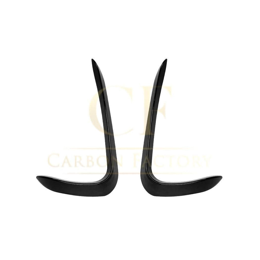 Gloss Black Front Canards for BMW F16 X6 14-18
