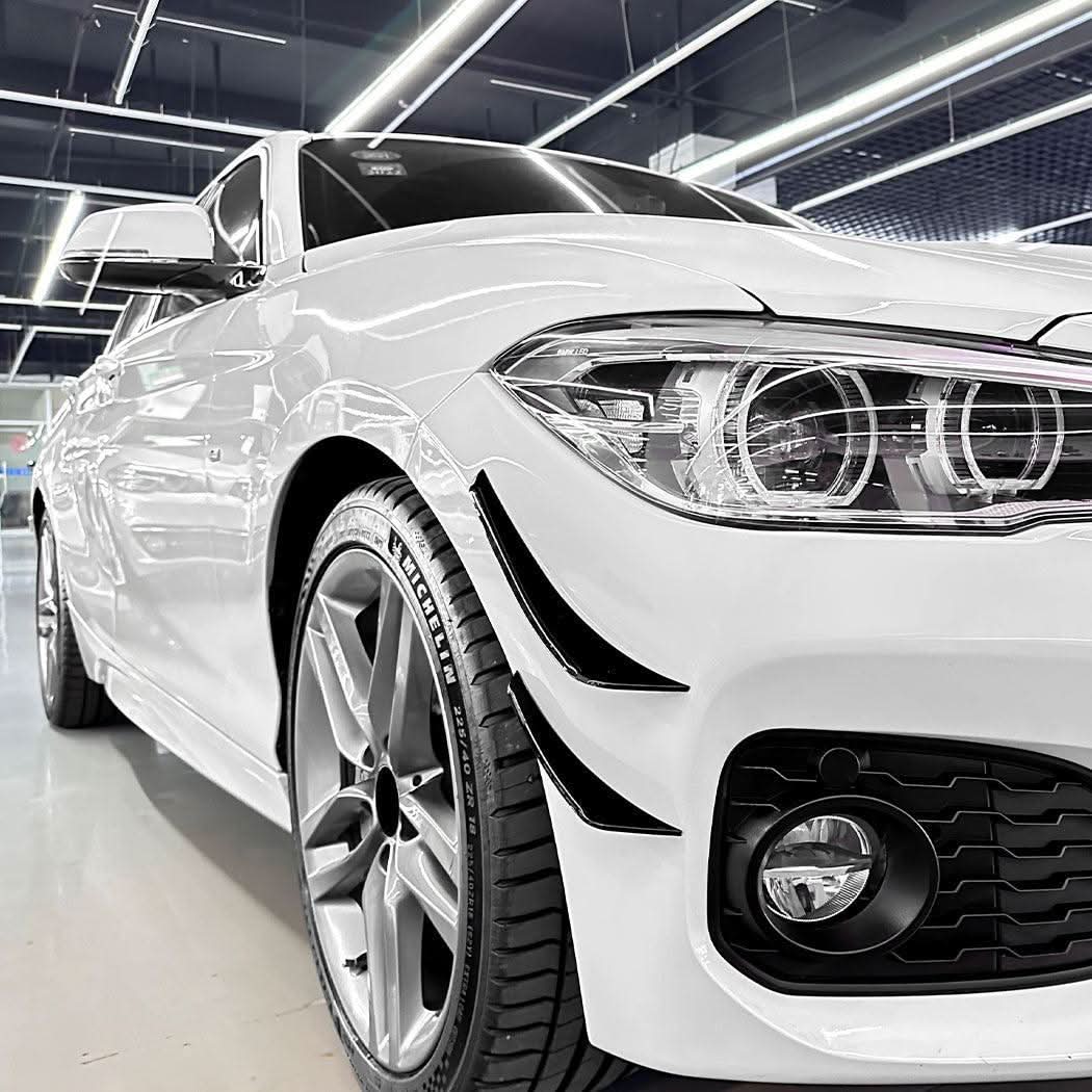 Gloss Black Front Canards for BMW F20 F21 1 Series LCI 15-19