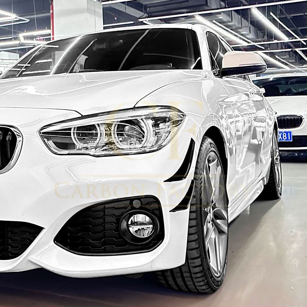Gloss Black Front Canards for BMW F20 F21 1 Series LCI 15-19