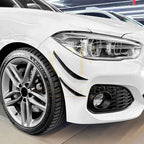 Gloss Black Front Canards for BMW F20 F21 1 Series LCI 15-19