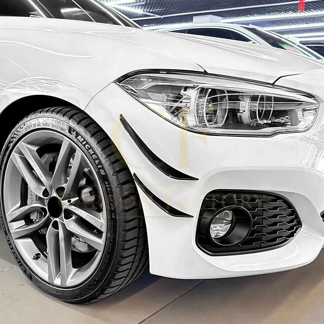 Gloss Black Front Canards for BMW F20 F21 1 Series LCI 15-19