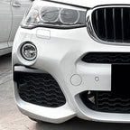 Gloss Black Front Canards for BMW F25 X3 F26 X4 LCI 14-17
