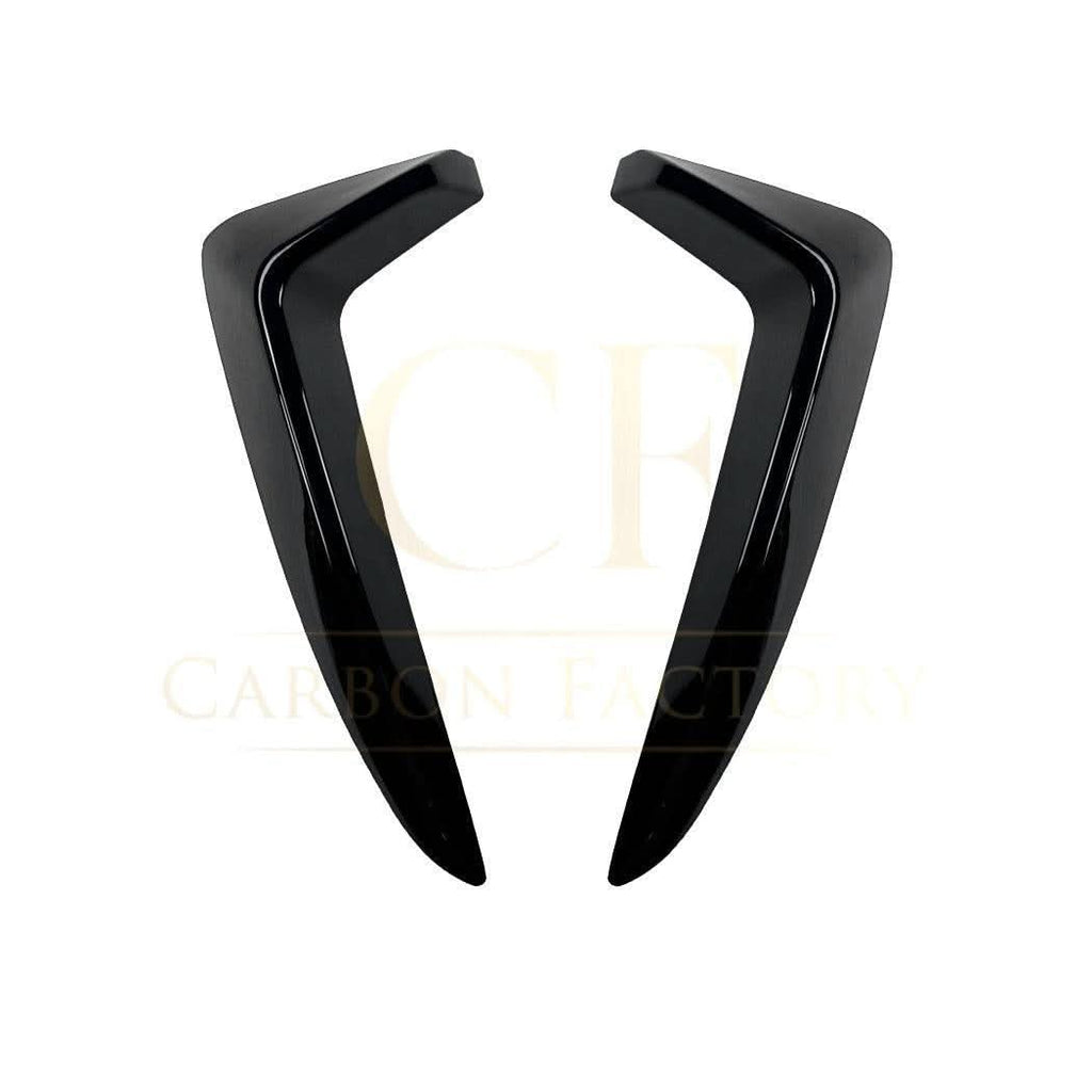 Gloss Black Front Canards for BMW F25 X3 F26 X4 LCI 14-17