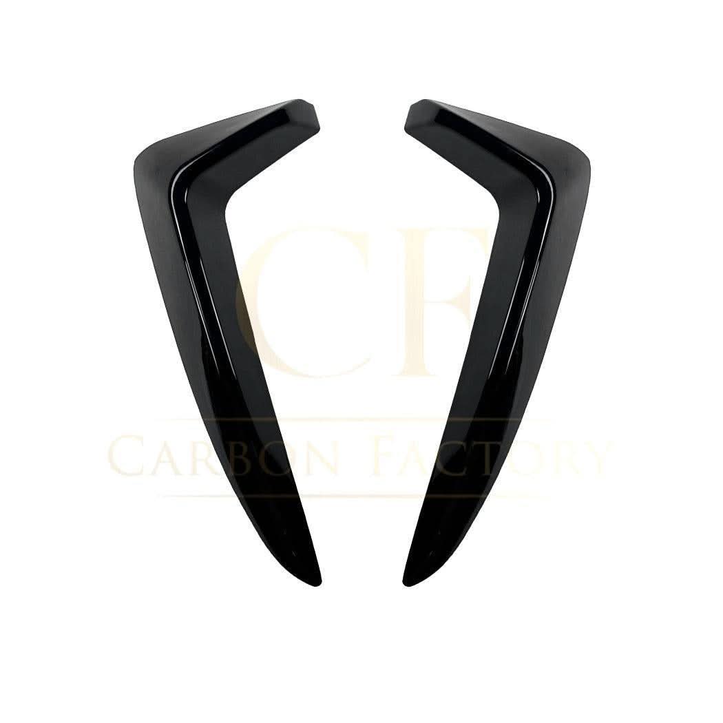 Gloss Black Front Canards for BMW F25 X3 F26 X4 LCI 14-17