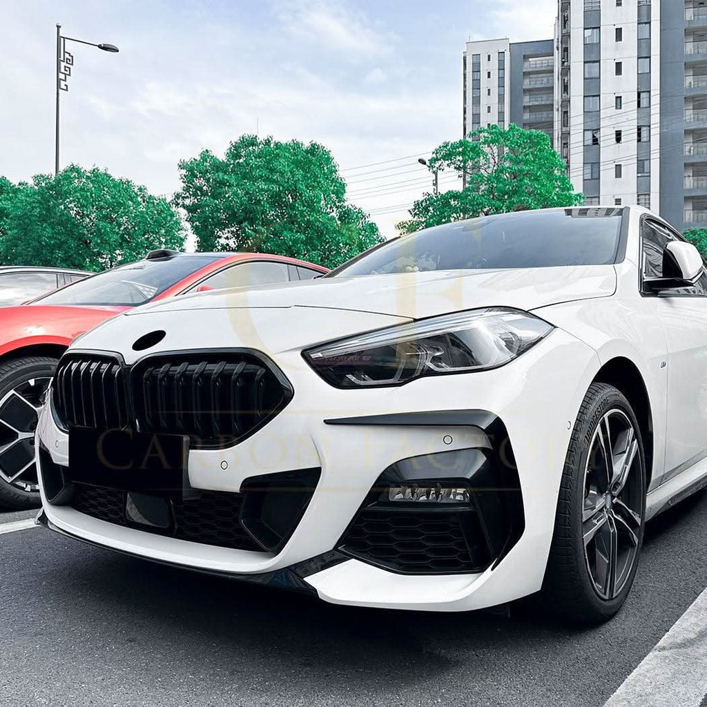 Gloss Black Front Canards for BMW F44 2 Series 4 Door 20-Present