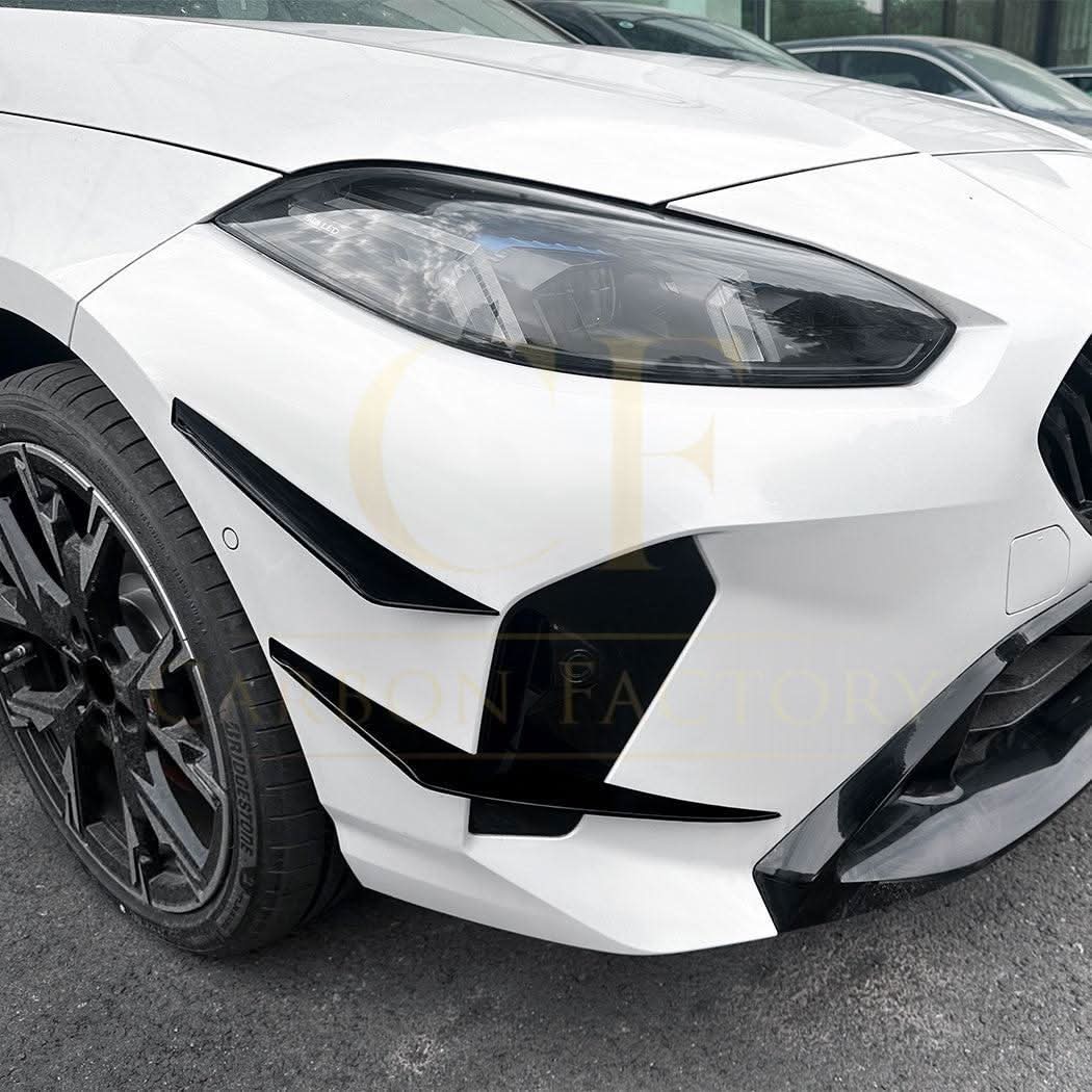 Gloss Black Front Canards for BMW F74 2 Series Gran Coupe 25-Present