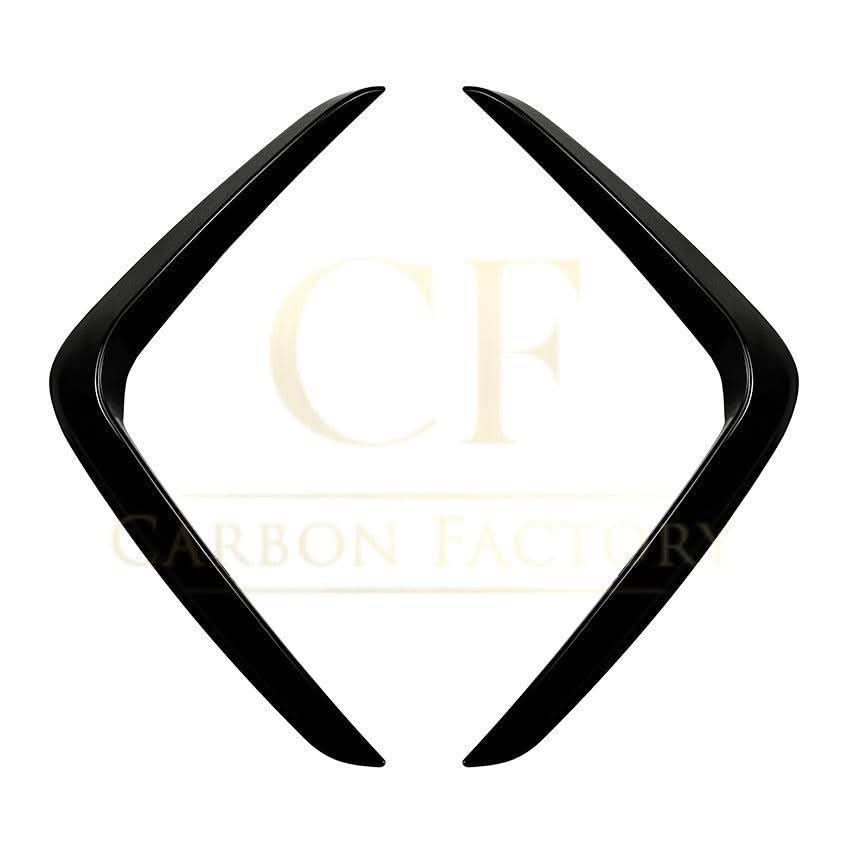 Gloss Black Front Canards for BMW G01 X3 G02 X4 LCI 22-24
