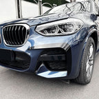Gloss Black Front Canards for BMW G01 X3 G02 X4 Pre-LCI 18-21